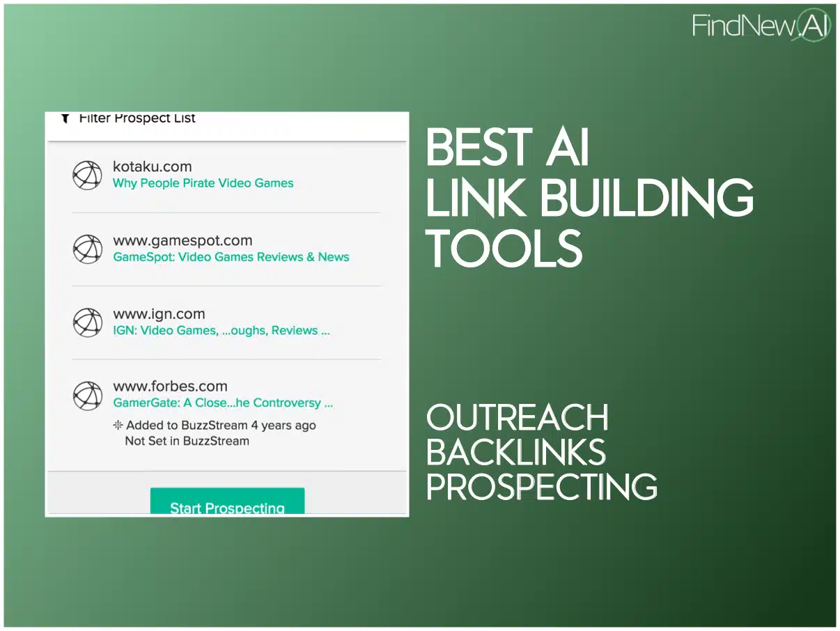 best ai link building tools